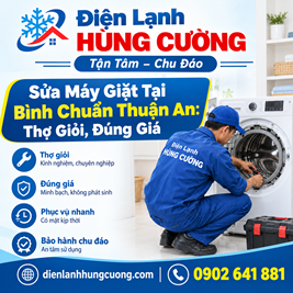 SỬA MÁY GIẶT TẠI BÌNH CHUẨN THUẬN AN: THỢ GIỎI, ĐÚNG GIÁ