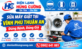 Sửa Máy Giặt Tại Vĩnh Phú Thuận An: Đúng Bệnh, Đúng Giá