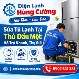 Sửa Tủ Lạnh Tại Thủ Dầu Một Tại Nhà Giá Rẻ: Hỗ Trợ Nhanh, Thợ Giỏi
