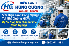 Sửa Điện Lạnh Công Nghiệp Tại Nhà Xưởng HCM