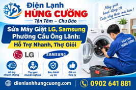 Sửa Máy Giặt LG, Samsung Phường Cầu Ông Lãnh: Hỗ Trợ Nhanh, Thợ Giỏi