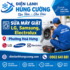 Sửa Máy Giặt LG, Samsung, Electrolux Phường Hoà Hưng