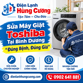 Sửa Máy Giặt Toshiba Tại Bình Dương: Đúng Bệnh, Đúng Giá