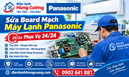 Sửa Board Mạch Máy Lạnh Panasonic: Dịch Vụ 24/24 Tận Tâm