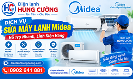 Dịch Vụ Sửa Máy Lạnh Midea Tại Nhà: Thợ Đến Nhanh 30P, 100% Linh Kiện Chính Hãng