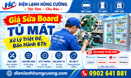 Giá Sửa Board Tủ Mát: Xử Lý Dứt Điểm Lỗi