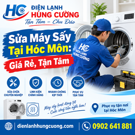 Sửa Máy Sấy Tại Hóc Môn: Giá Rẻ, Tận Tâm