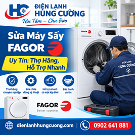 Sửa Máy Sấy Fagor Uy Tín: Thợ Hãng, Hỗ Trợ Nhanh