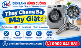 Thay Chảng Ba Máy Giặt: Electrolux, LG, Samsung, Aqua, Panasonic
