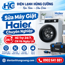 SỬA MÁY GIẶT HAIER CHUYÊN NGHIỆP