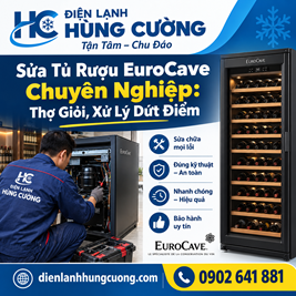 Sửa Tủ Rượu EuroCave Chuyên Nghiệp: Thợ Giỏi, Xử Lý Dứt Điểm