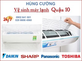 Vệ Sinh Máy Lạnh Giá Rẻ Quận 10
