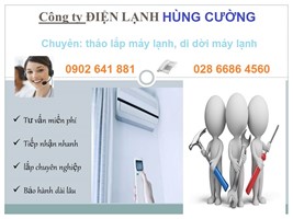 Di Dời Máy Lạnh Quận 6