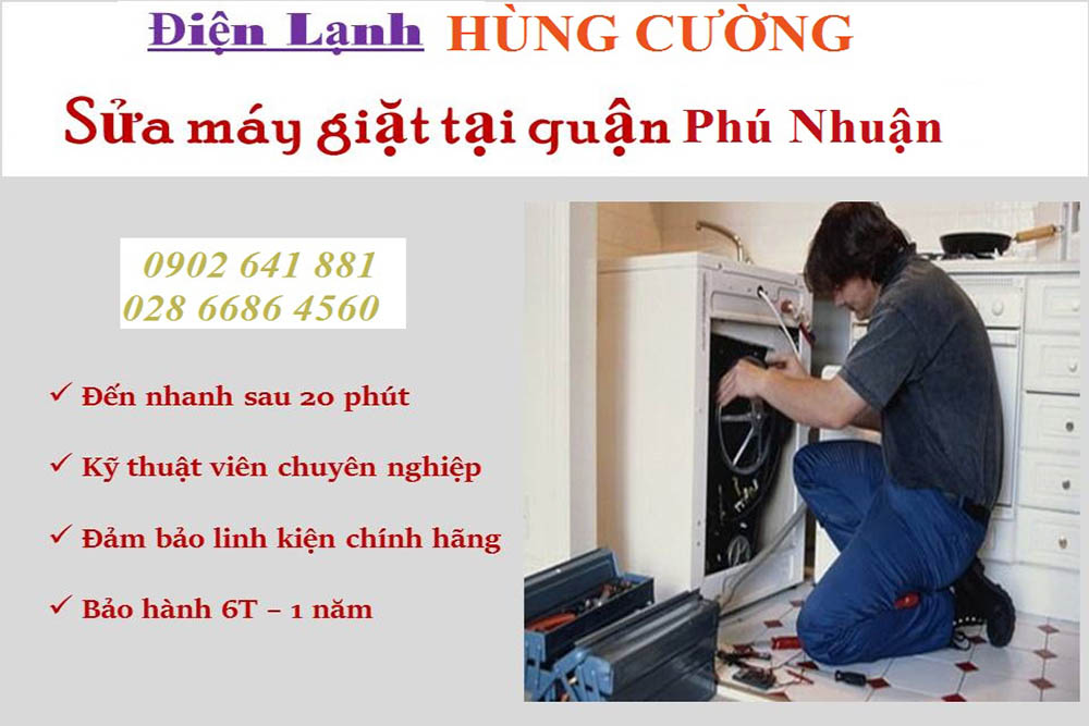 Sửa máy giặt tại Phú Nhuận