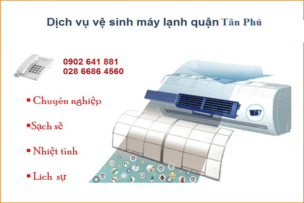 Vệ Sinh Máy Lạnh Quận Tân Phú