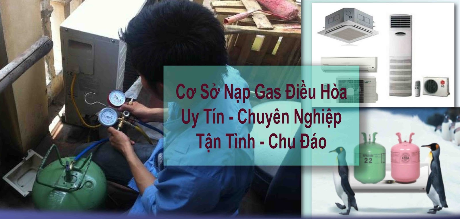 Bơm Gas Máy Lạnh Quận Tân Phú